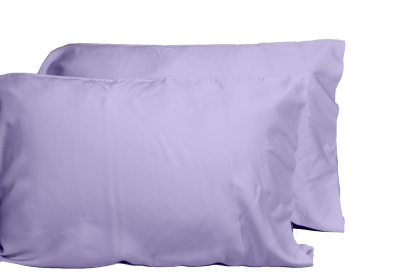 Luxurious Viscose from 100% Bamboo 2-Piece Pillowcase Set , Oeko-TEX Certified, Queen - Amethyst