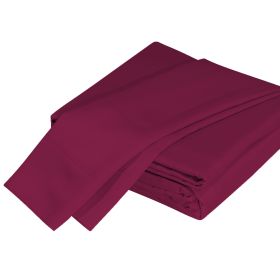 Luxurious Viscose from 100% Bamboo 4-Piece Sheet Set , Oeko-TEX Certified, Queen - Merlot