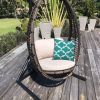 FLANNIGAN Turquoise Indoor/Outdoor Pillow - Sewn Closure