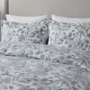 5 Piece Seersucker Duvet Cover Set with Throw Pillows