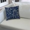 BAHAMA BREEZE Navy Indoor/Outdoor Pillow - Sewn Closure