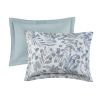 5 Piece Seersucker Duvet Cover Set with Throw Pillows