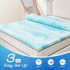 Memory Foam Cooling Gel Swirl Infused Bed Topper for Back Pain,2 Inches,King