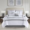 8 Piece Embroidered Comforter Set