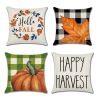 Farmhouse Cushion Case for Sofa Couch Set of 4