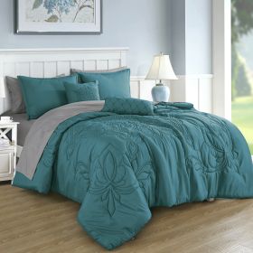 Kintra 9 Pieces Comforter Set (size: CAL KING)