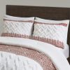 3 Piece Cotton Comforter Set with Chenille Tufting